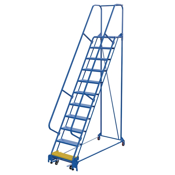 140 H Steel PW Ladder, Perforated, 11 Step, 11 Steps